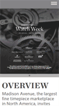 Mobile Screenshot of madisonavenuewatchweek.com
